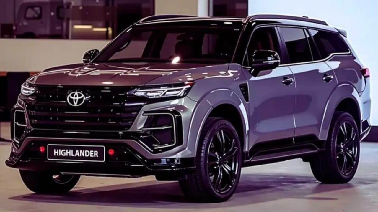 Toyota Highlander 2026 Launched – 655cc Hybrid Engine with 42KMPL Mileage, 295HP Power, Panoramic Sunroof & Advanced Safety Tech!