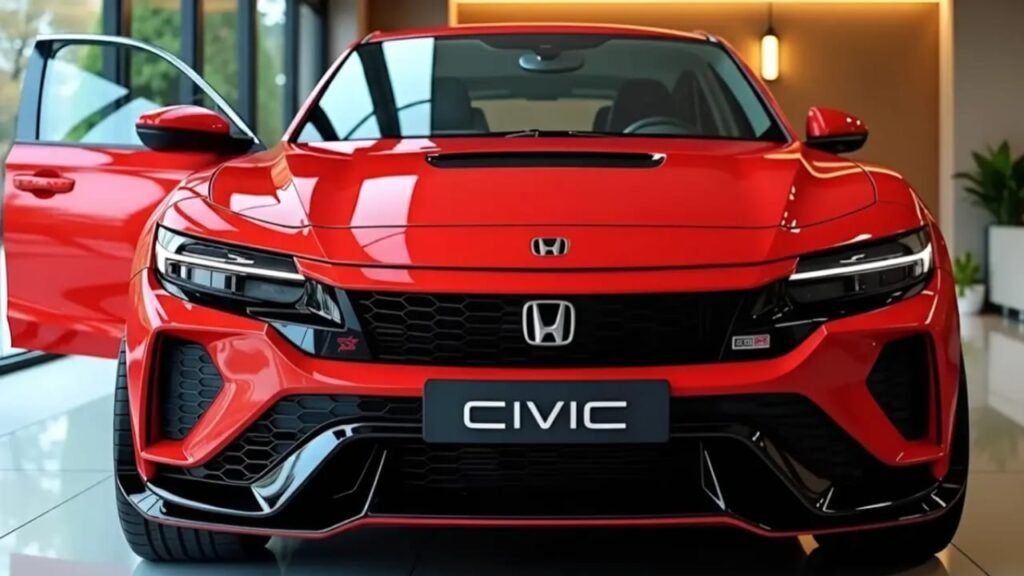 Honda Civic Launched 2025 – 1.5L Turbo Petrol Engine, CVT Transmission & Sporty Sedan Design at Just ₹3.25 Lakh!