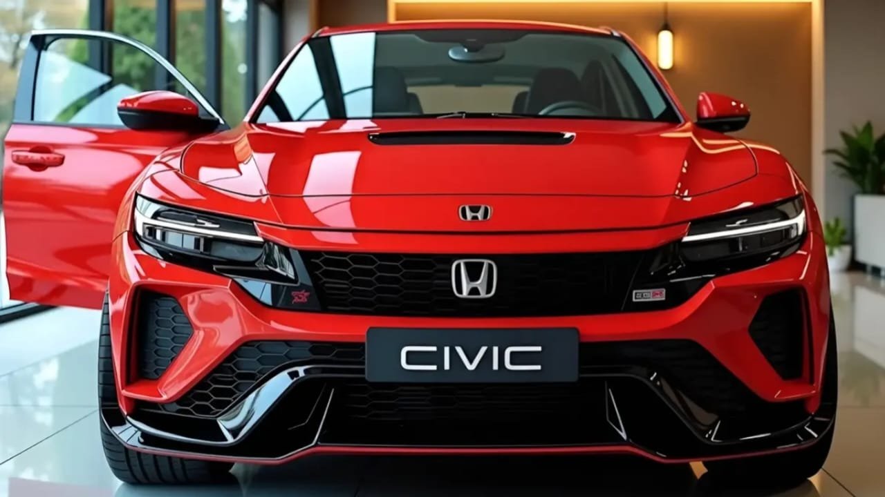 Honda Civic Launched 2025 – 1.5L Turbo Petrol Engine, CVT Transmission & Sporty Sedan Design at Just ₹3.25 Lakh!